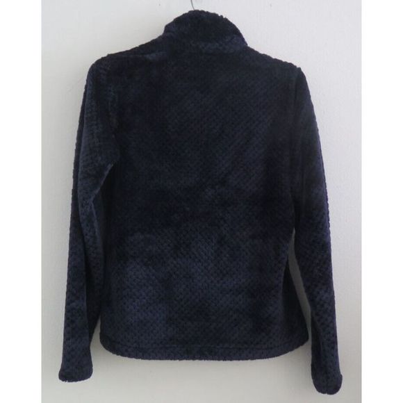 Columbia XL0668 Womens Sz Small Dark Blue Beech Forest Full Zip Fleece Jacket$90 - Picture 2 of 6